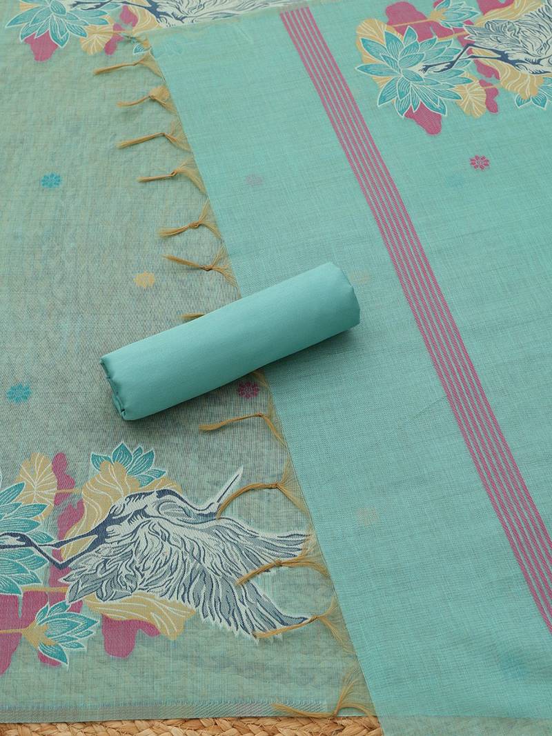 printed unstitched dress material