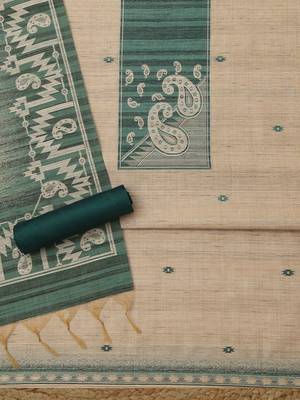 printed art silk unstitched dress material 3