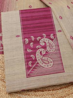 printed art silk unstitched dress material 2