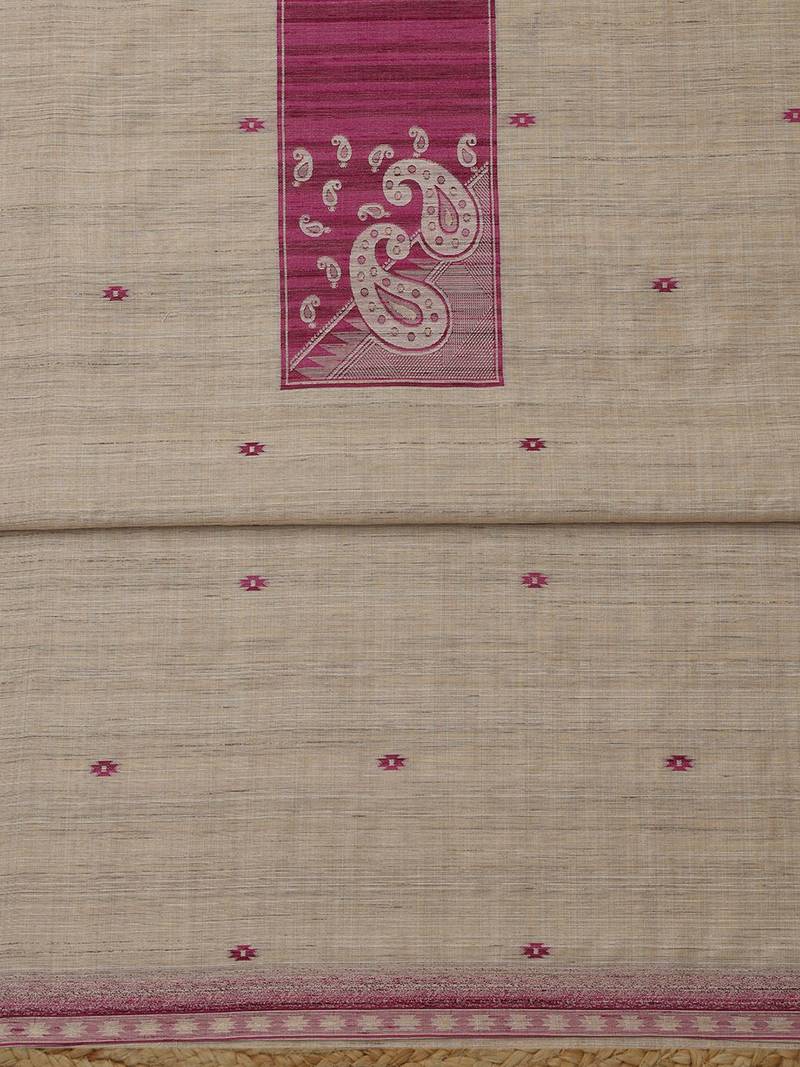 printed art silk unstitched dress material