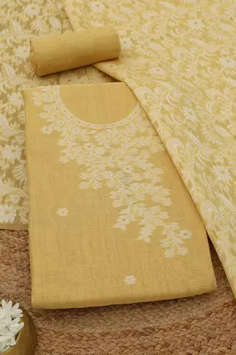 unstitched dress material