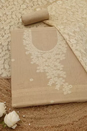 unstitched dress material