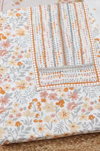 printed unstitched dress material