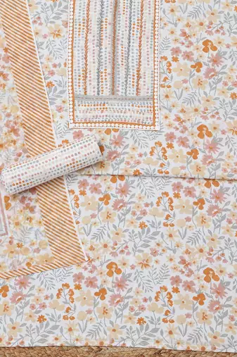 printed unstitched dress material