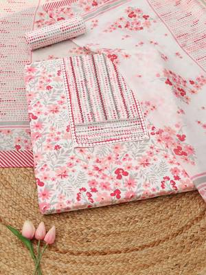 printed unstitched dress material 1