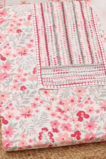 printed unstitched dress material