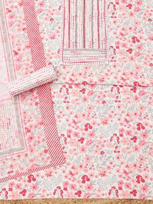 printed unstitched dress material 4