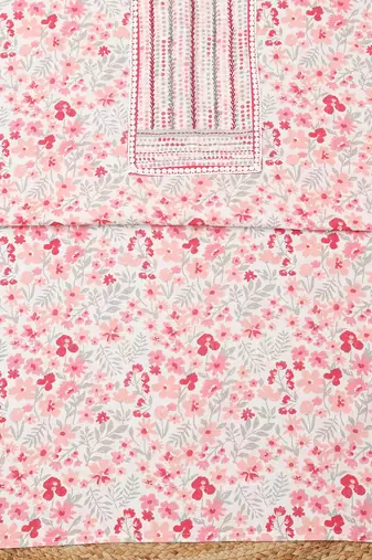 printed unstitched dress material