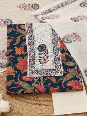 printed unstitched dress material 1