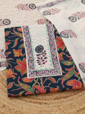 printed unstitched dress material 2