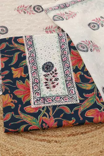 printed unstitched dress material