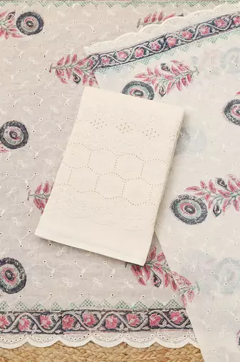 printed unstitched dress material
