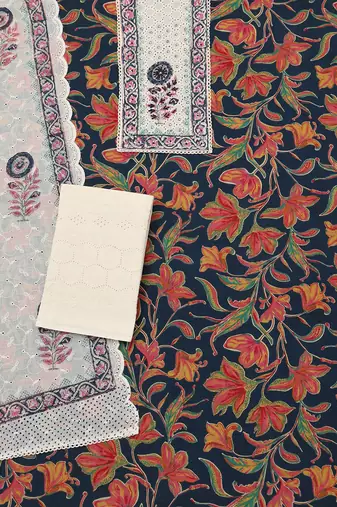 printed unstitched dress material