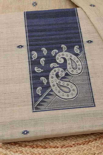 art silk unstitched dress material