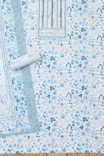 printed unstitched dress material