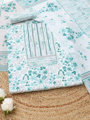 printed unstitched dress material 1