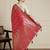 Red woven design zari banarasi saree with blouse