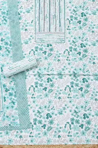 printed unstitched dress material