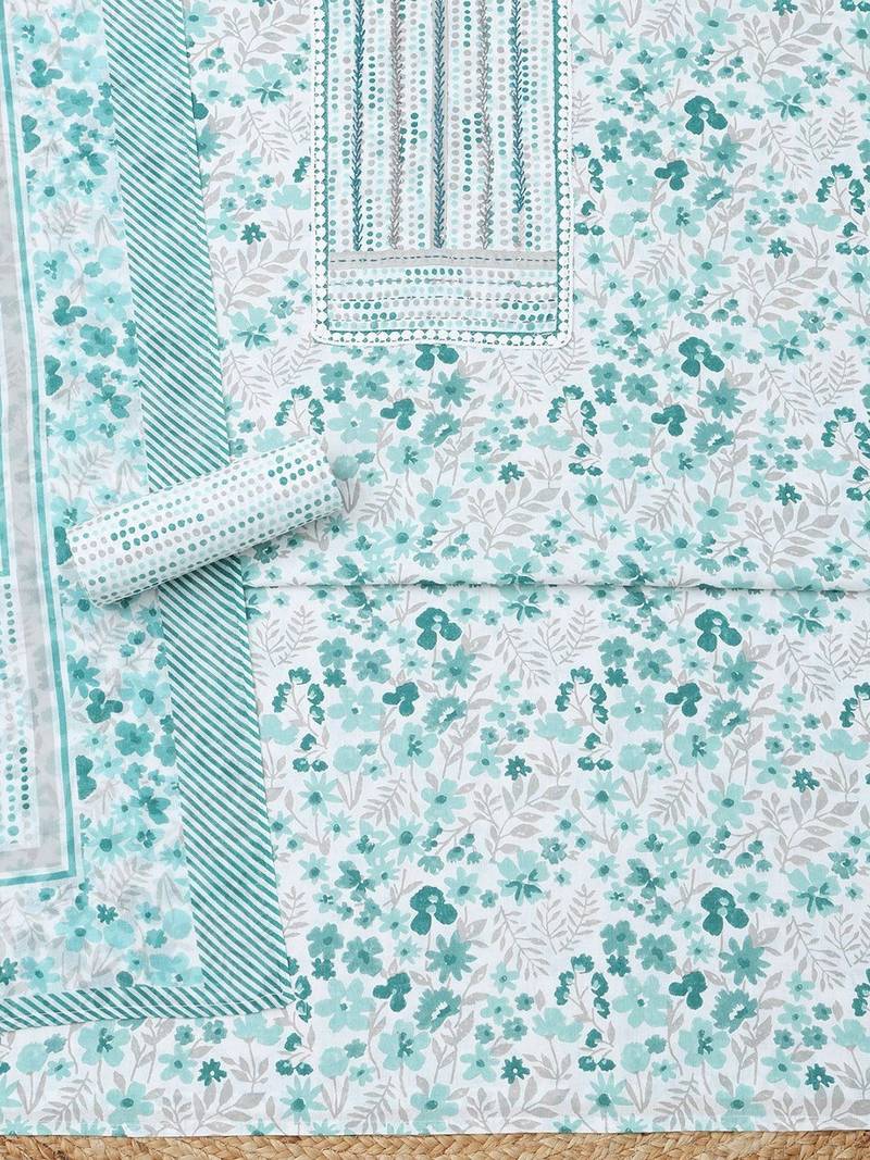 printed unstitched dress material