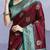 Maroon woven design kanjeevaram saree