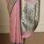 Pink woven design zari paithani saree