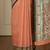 Peach woven design paithani saree