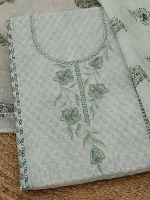 printed unstitched dress material 2