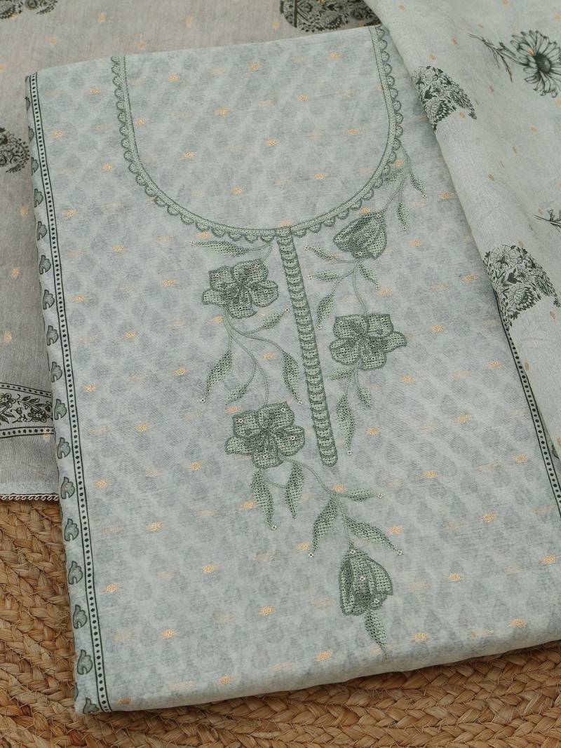 printed unstitched dress material