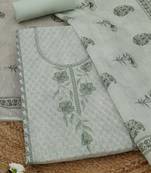 printed unstitched dress material