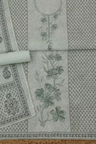 printed unstitched dress material
