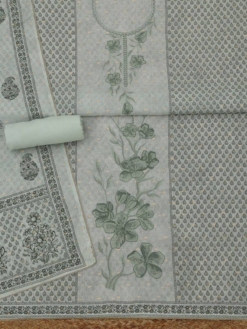 printed unstitched dress material