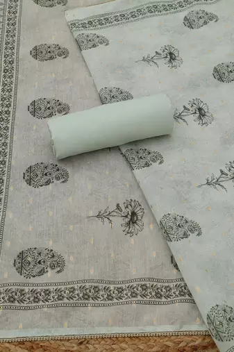 printed unstitched dress material