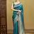 Teal woven design kanjeevaram