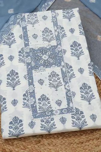 printed unstitched dress material
