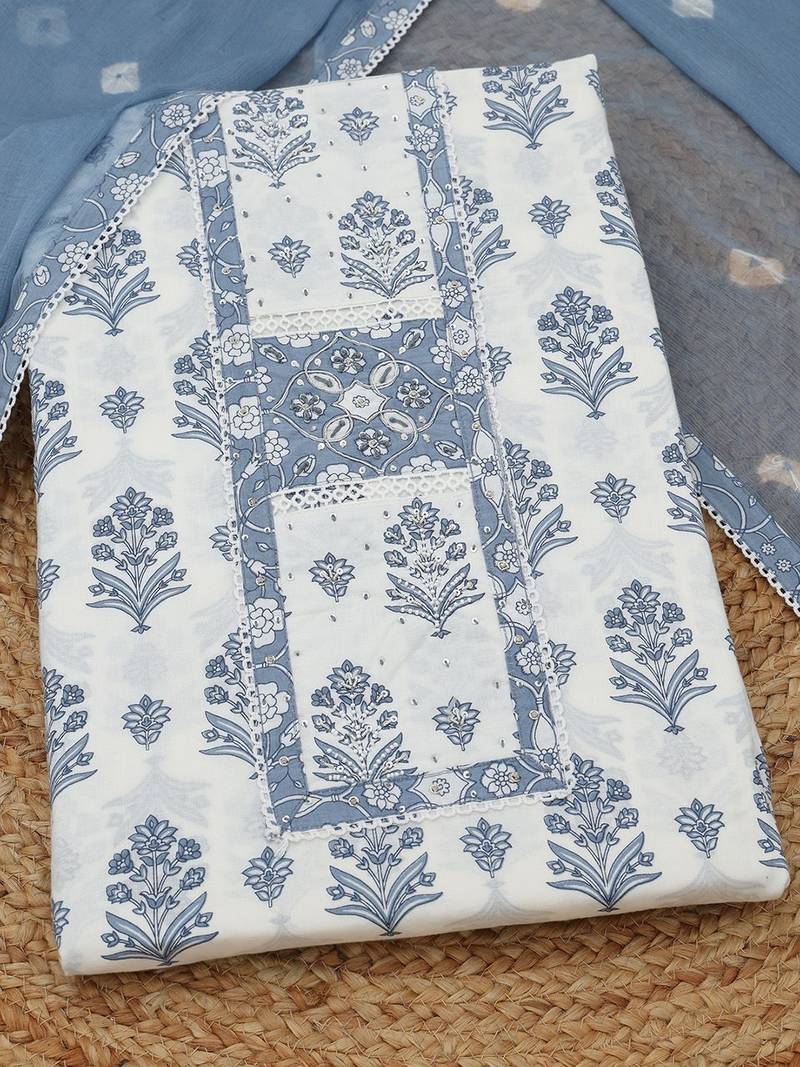 printed unstitched dress material