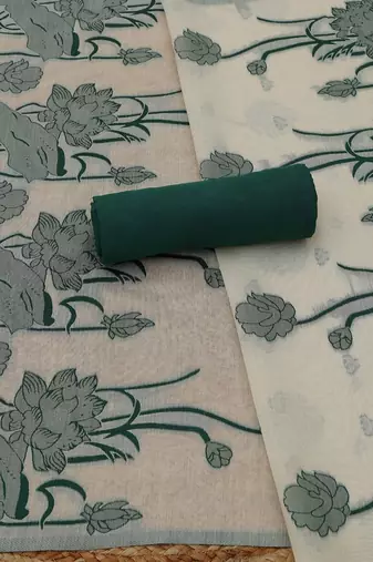 printed unstitched dress material