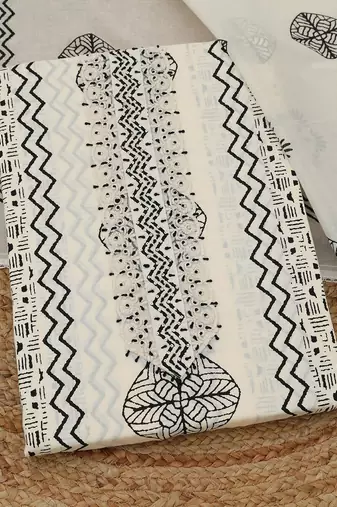 printed unstitched dress material