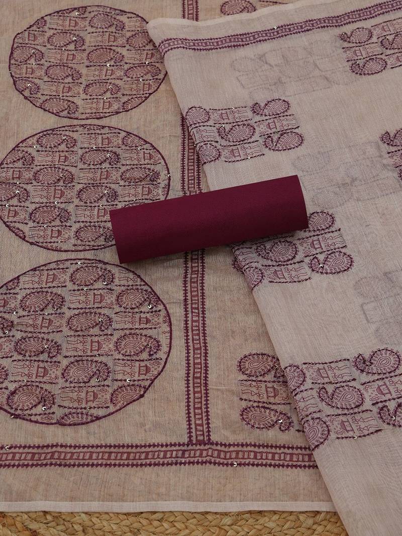 printed unstitched dress material