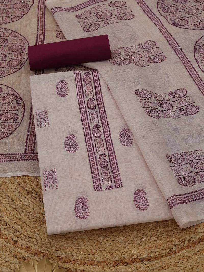printed unstitched dress material