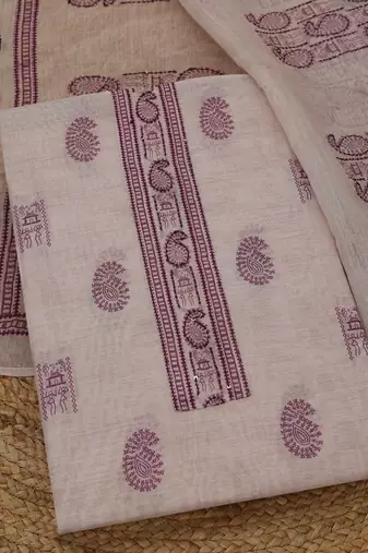 printed unstitched dress material