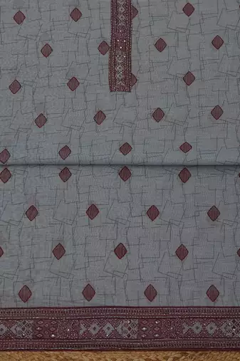 printed unstitched dress material