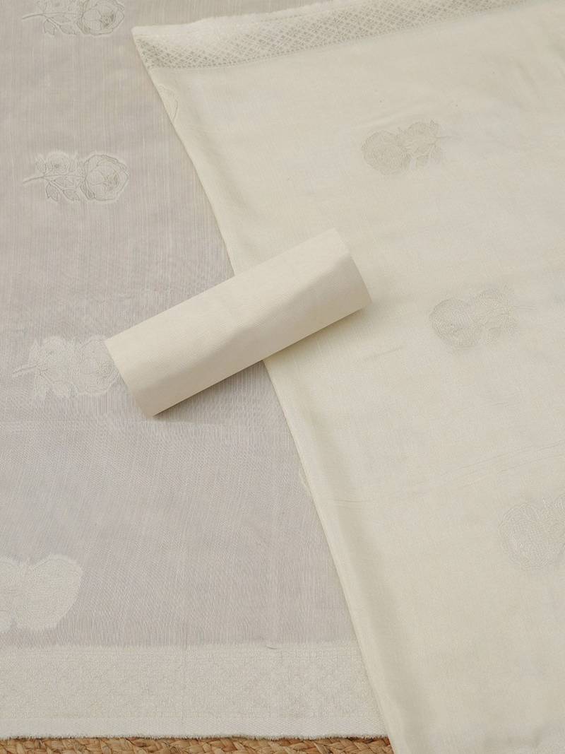 silk blend unstitched dress material