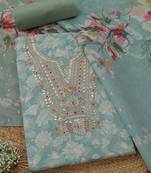 printed unstitched dress material