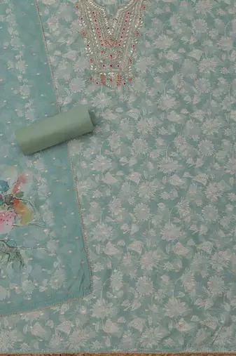printed unstitched dress material