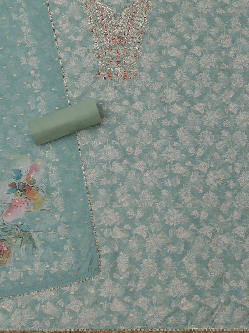 printed unstitched dress material
