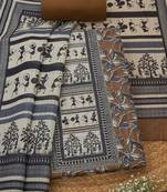 printed unstitched dress material