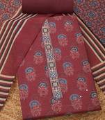 printed  cotton unstitched dress material
