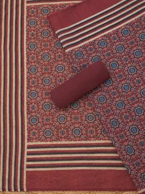 printed  cotton unstitched dress material 3