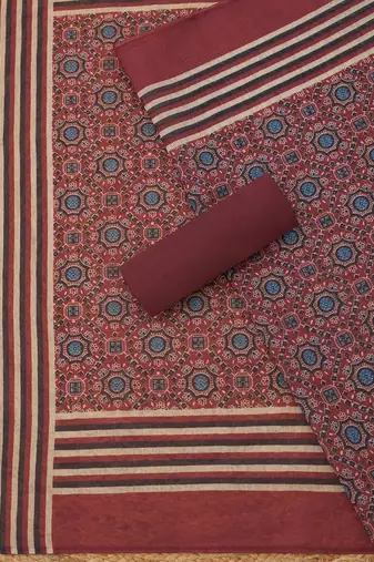 printed  cotton unstitched dress material