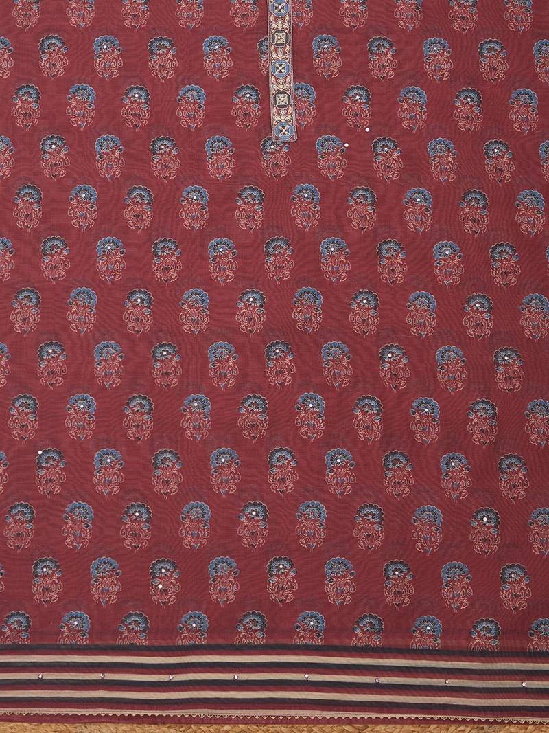 printed  cotton unstitched dress material